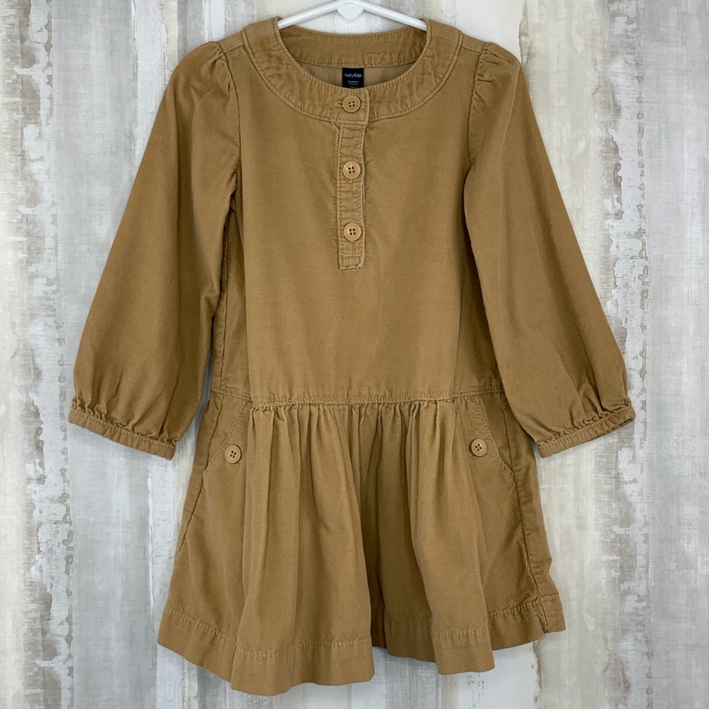 Gap Girls’ corduroy long sleeve dress size 4T